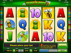 Bugs and Bees Spielautomat Online Kostenlos Spielen