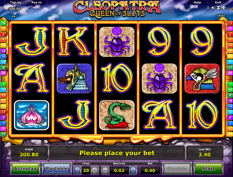 Cleopatra Queen Of Slots